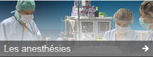 Bannière sur les anesthésies
